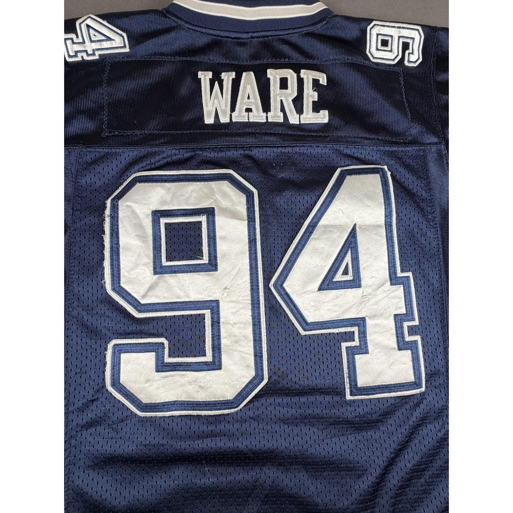 Dallas Cowboys Jersey Boys Medium Blue NFL Football Reebok Ware 94 50th - Picture 3 of 10